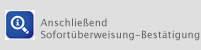 Öffnet in einem neuen Fenster- Bestätigungsseite von Sofortüberweisung, Sofortüberweisung-E-Mail folgt